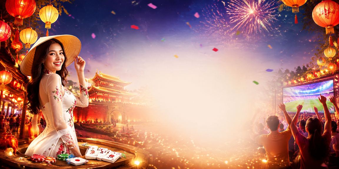 Người chơi tại chợ đêm Huế thưởng thức trò chơi bài trực tuyến trên điện thoại